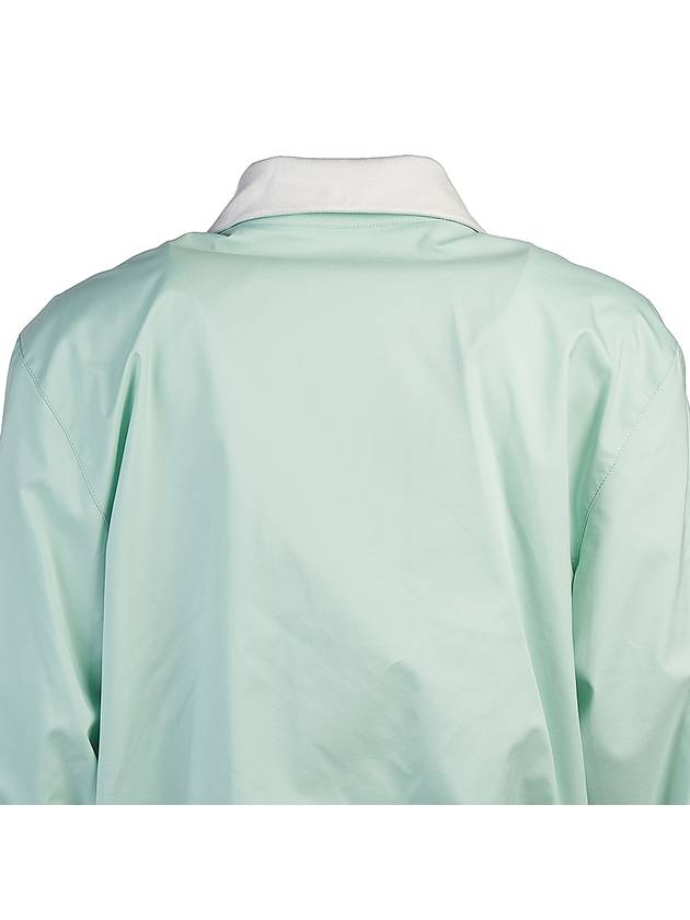 Microfiber Strorm System Windmate Bomber Jacket Aquamarine - LORO PIANA - BALAAN 9