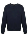 Sleeve Logo Patch Sweatshirt Navy - VALENTINO - BALAAN 2