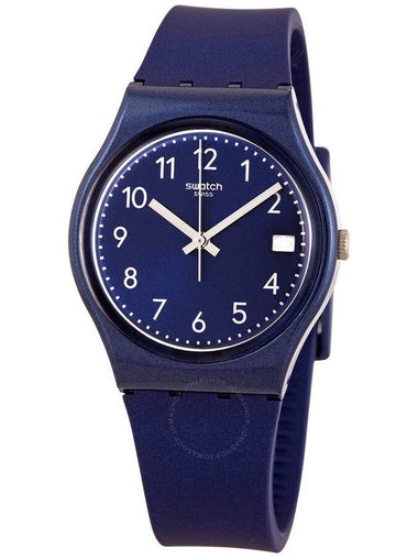 Swatch Silver in Blue Quartz Ladies Watch GN416 - SWATCH - BALAAN 1