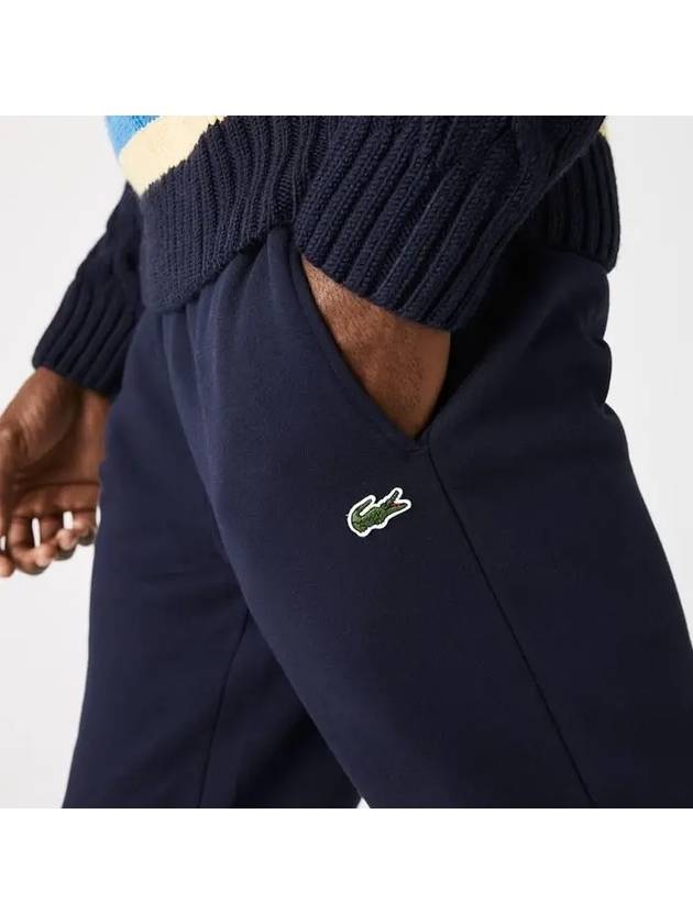 Fleece Training Track Pants Navy - LACOSTE - BALAAN 6