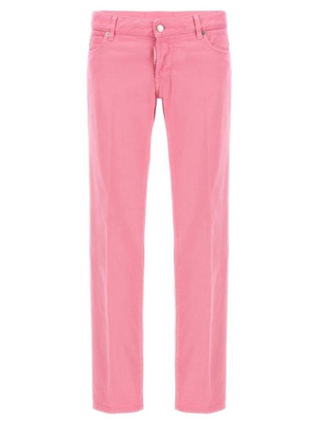 Denim Straight Pants S75LB0861S30811243 PINK - DSQUARED2 - BALAAN 1