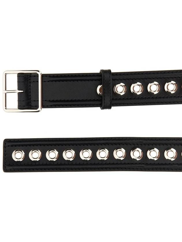 Regular Belt 733408 1BRCC1000 BLACK - ALEXANDER MCQUEEN - BALAAN 3