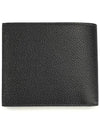 Vitello Triangle Logo Half Wallet Black - PRADA - BALAAN 4