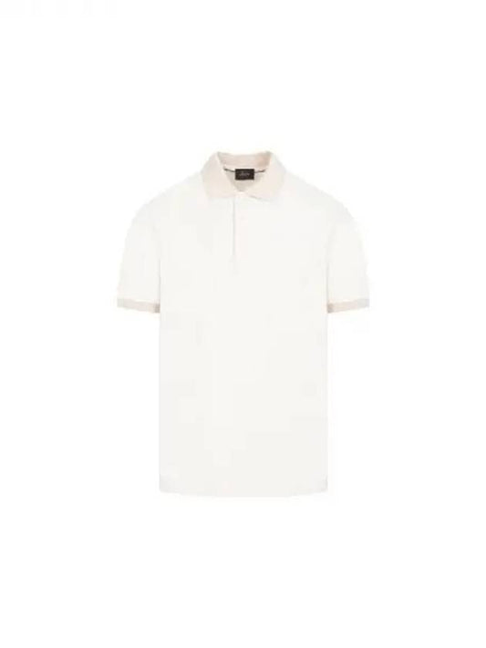 Brioni cotton short sleeve polo shirt - BRIONI - BALAAN 1