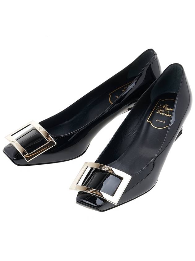 Trompette Metal Buckle Pumps Black - ROGER VIVIER - BALAAN 2