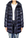 Suyen Down Long Padding Navy - MONCLER - BALAAN 3