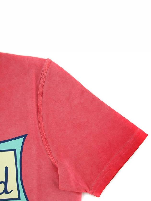 Washed Vintage Board Illustrator Short Sleeve T-Shirt Pink - DSQUARED2 - BALAAN 6