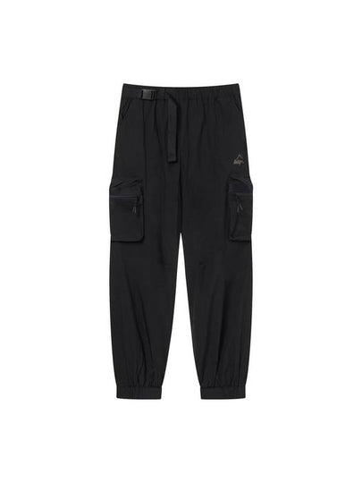 Nylon Cargo Track Pants Black - HARDGEAR APPAREL - BALAAN 2