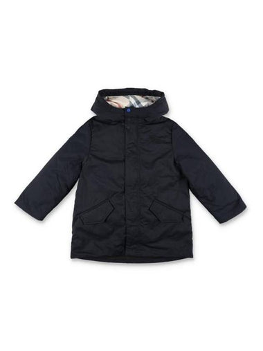 Kids Padded Parka Black - BURBERRY - BALAAN 1