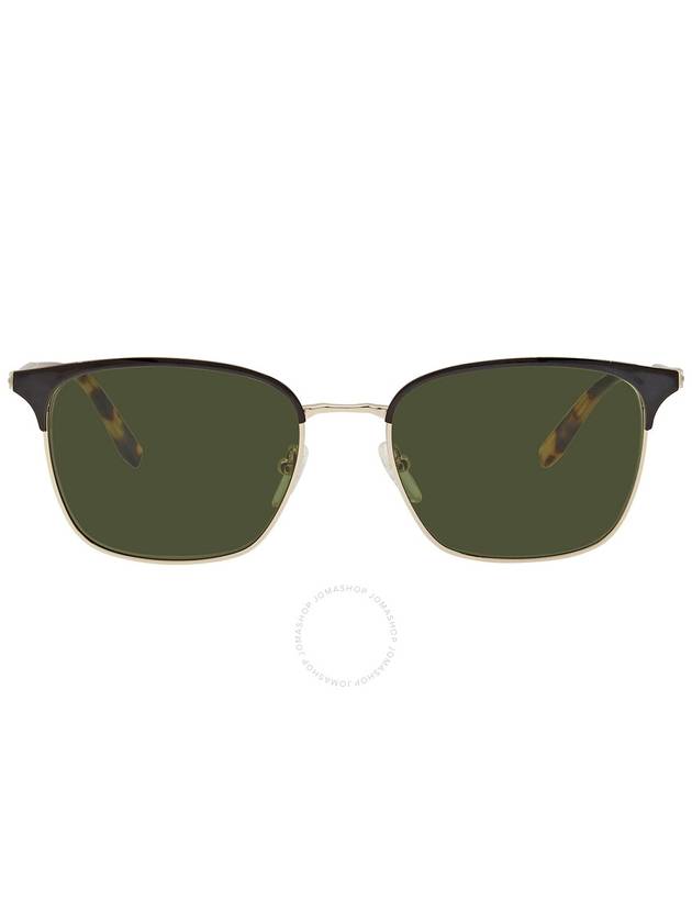 Square Metal Sunglasses Brown Green - SALVATORE FERRAGAMO - BALAAN 2