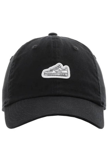 Club Unstructured Air Force 1 Patch Ball Cap Black - NIKE - BALAAN 1