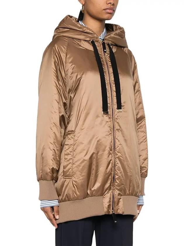 Greenma Water Repellent Hooded Padding Camel - MAX MARA - BALAAN 4