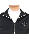 Golfwomen's Mid Layer Regular Fit Jacket Black - J.LINDEBERG - BALAAN 9