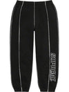 Coverstitch Jogger Sweatpant Black Coverstitch Sweatpant - SUPREME - BALAAN 4