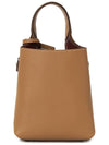 Micro Leather Mini Tote Bag Brown - TOD'S - BALAAN 5