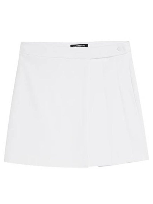 Women's Cataleya Pleated Skirt White - J.LINDEBERG - BALAAN 1