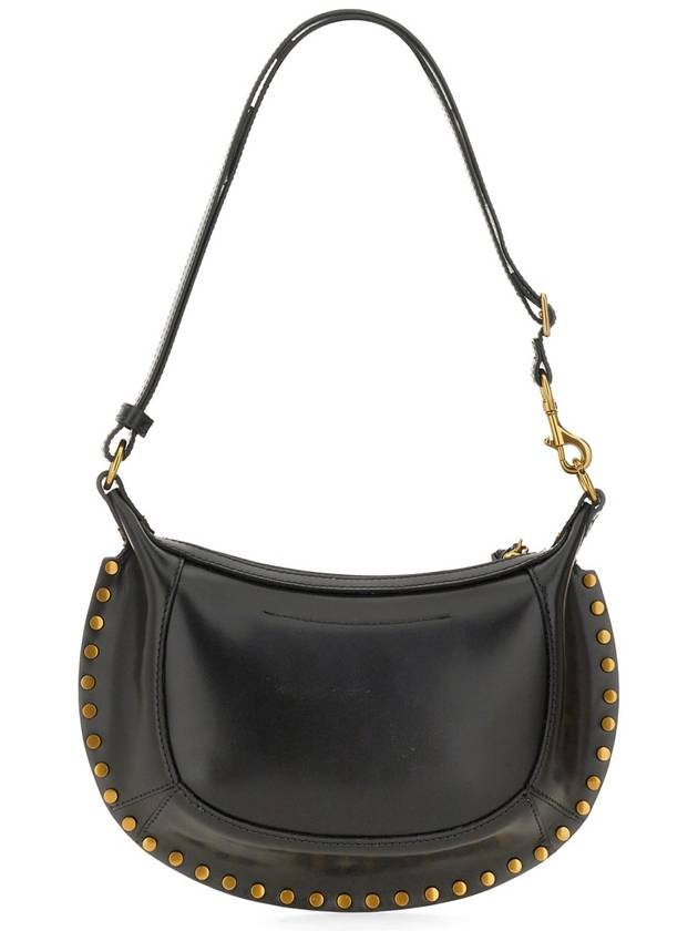 Oskan Moon Leather Shoulder Bag Black - ISABEL MARANT - BALAAN 3