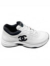 CC logo mesh tennis low top sneakers white - CHANEL - BALAAN 2