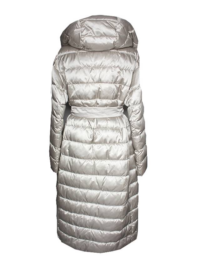 S Max Mara Reversible Light Gray Goose Down Hooded Padded Coat 55 66 - S MAX MARA - BALAAN 2