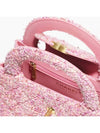 Mini Kelly Tweed Pink Chain Bag Shoulder Tote 2 Way AS4416 - CHANEL - BALAAN 3