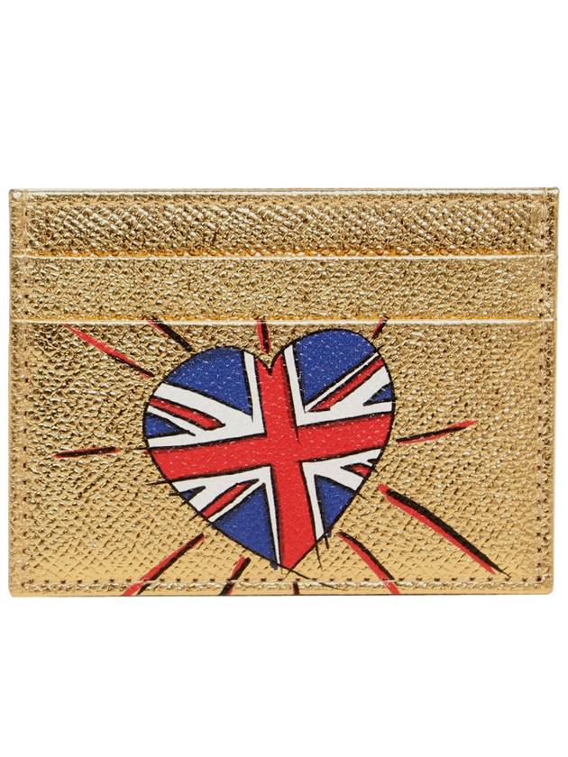 DG Love London Card Wallet Gold - DOLCE&GABBANA - BALAAN 2