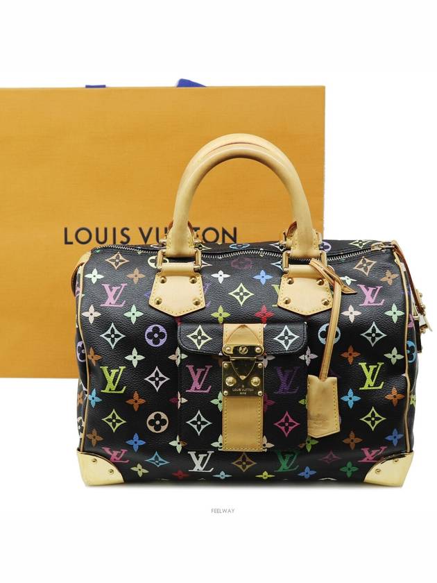 Precious Product Status Good Multi Speedy 30 Black Tote Bag - LOUIS VUITTON - BALAAN 1