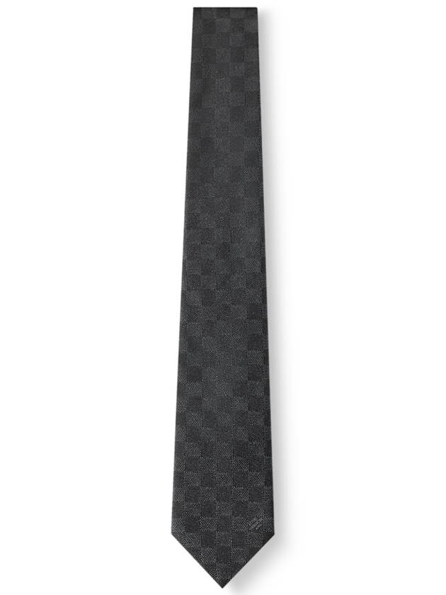 Damier Classic Tie Black - LOUIS VUITTON - BALAAN 2