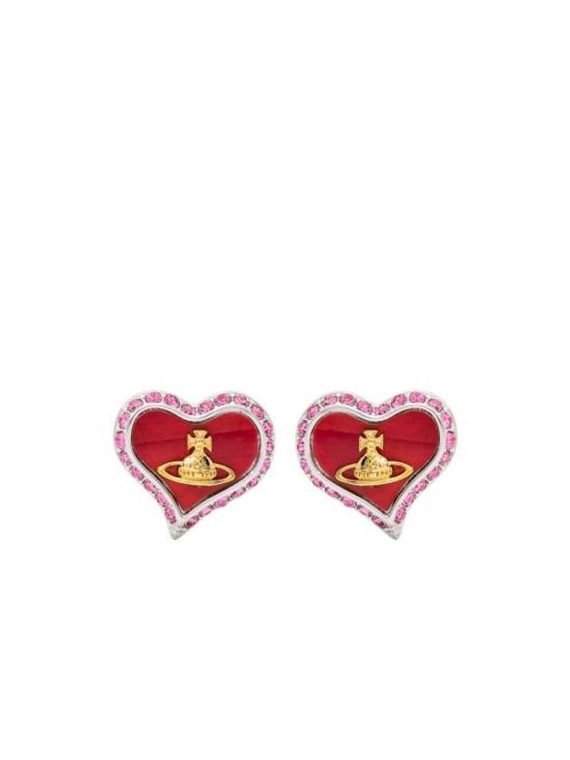 Petra Stud Earrings Red - VIVIENNE WESTWOOD - BALAAN 1