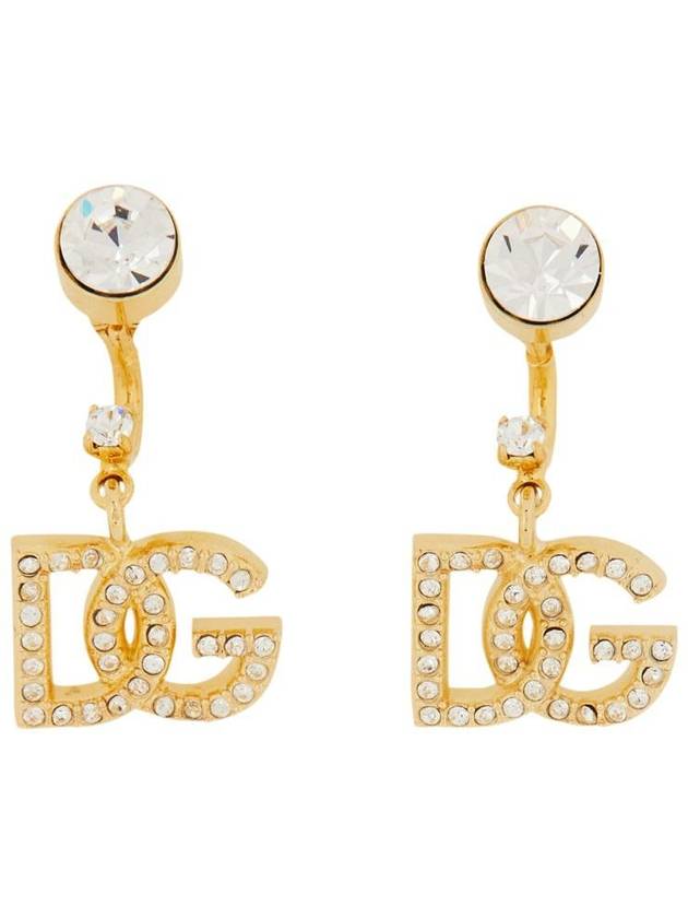 DG Logo Pendant Earrings Gold - DOLCE&GABBANA - BALAAN 2