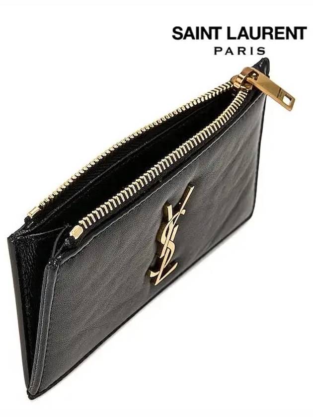 Wallet 611558AACRC1000 Black - SAINT LAURENT - BALAAN 6