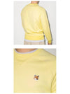 Fox Head Patch Classic Sweatshirt Light Yellow - MAISON KITSUNE - BALAAN 6