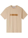 Jean Homme Short Sleeve T-shirt Beige - A.P.C. - BALAAN 2