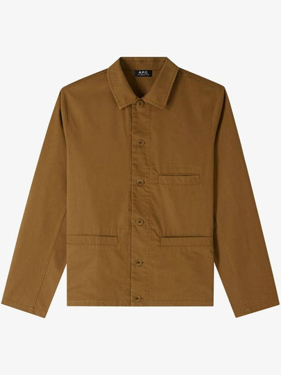 Vianney Shirt Jacket Tobacco - A.P.C. - BALAAN 2