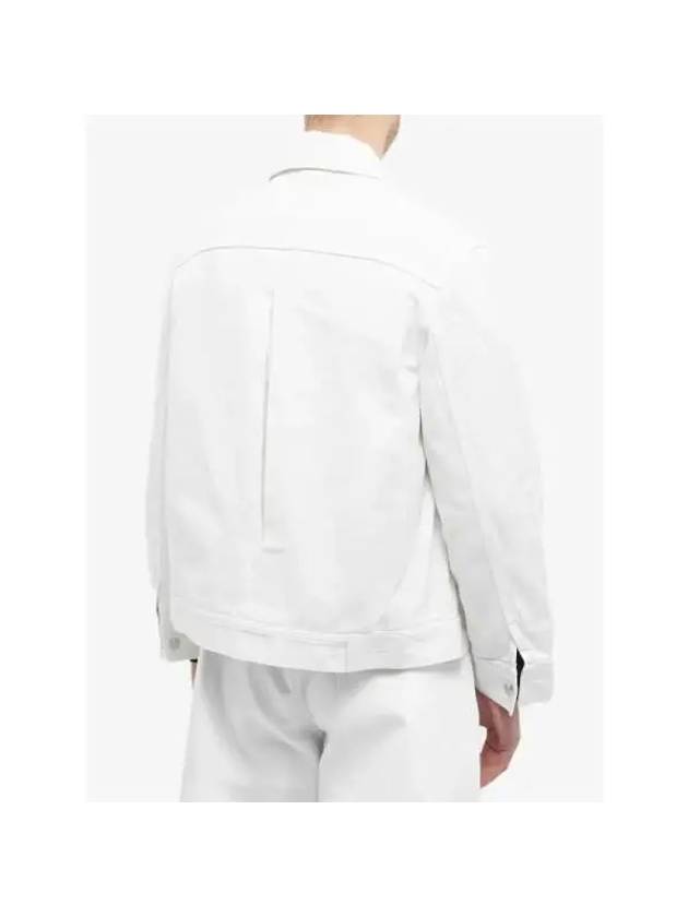 LAZAR cotton denim jacket SNM 840 IVORY - STUDIO NICHOLSON - BALAAN 3