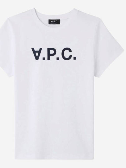 VPC Logo Short Sleeve T-Shirt White - A.P.C. - BALAAN 2