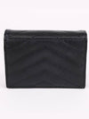 YSL gold plated black card holder wallet 530841 - SAINT LAURENT - BALAAN 4