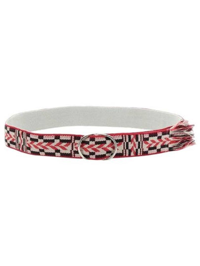 Fringe Jacquard Belt Red - ISABEL MARANT - BALAAN 2