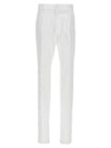 Logo Patch Straight Pants White - DOLCE&GABBANA - BALAAN 2