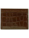 logo crocodile texture card wallet 1215077 F507 - CHRISTIAN LOUBOUTIN - BALAAN 5