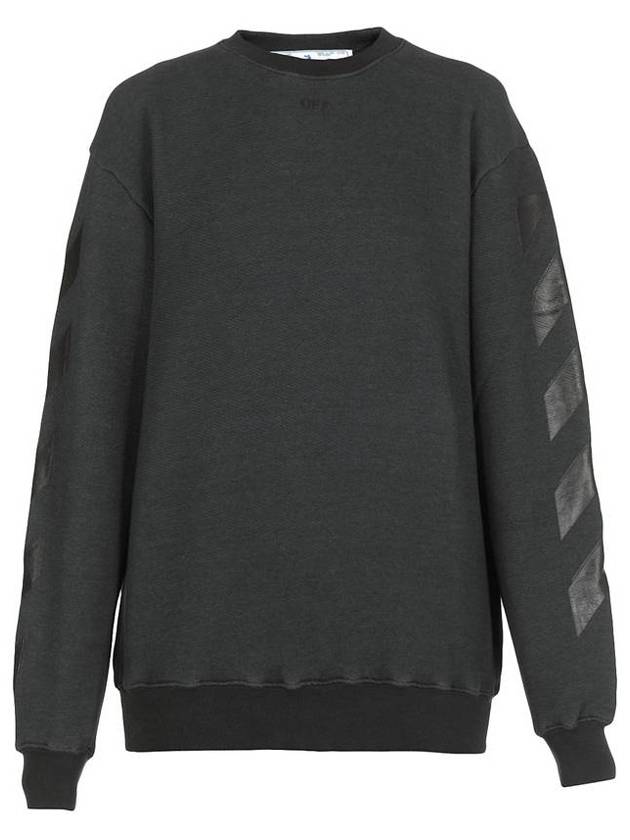 Arrow Vintage Sweatshirt Black - OFF WHITE - BALAAN.