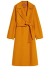 CLES Wool Coat Caramel 2360160239 061 - MAX MARA - BALAAN 1