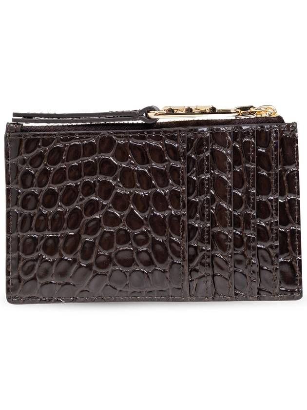 Michael Michael Kors Card Case, Women's, Brown - MICHAEL KORS - BALAAN 4