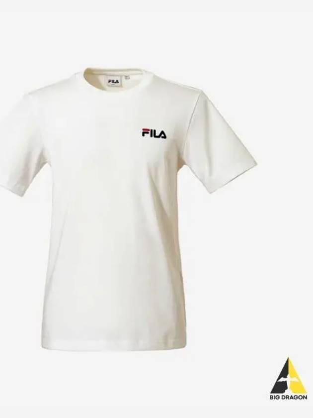 Uni Basic Linear Shorts Sleeve T Shirt OWH - FILA - BALAAN 1