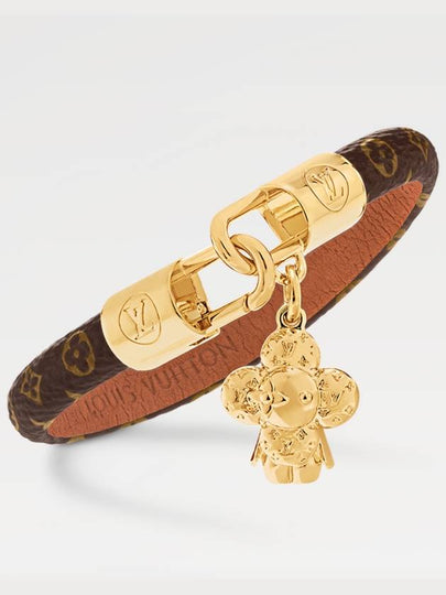 Vivienne Charm Monogram Bracelet Gold Brown - LOUIS VUITTON - BALAAN 2