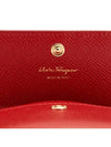 Vara Bow Card Wallet Red - SALVATORE FERRAGAMO - BALAAN 7