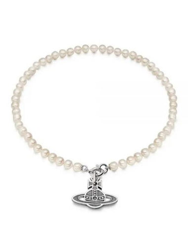 Men's Hilario Pearl Necklace Silver - VIVIENNE WESTWOOD - BALAAN 1