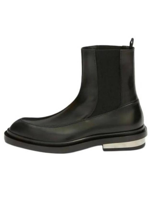 Leather Ankle Chelsea Boots Black - JIL SANDER - BALAAN 2