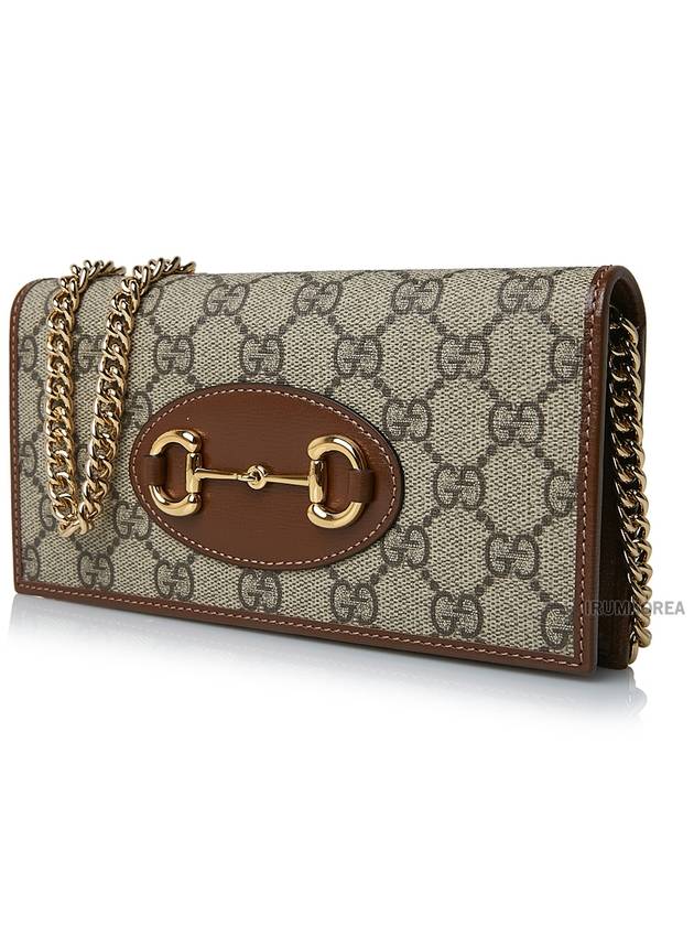 Horsebit 1955 Chain Cross Bag Beige Ebony - GUCCI - BALAAN 3