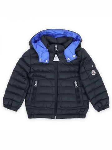 Kids LAUROS Hooded Down Jacket Navy 1A00031 595FE 778 1064236 - MONCLER - BALAAN 1