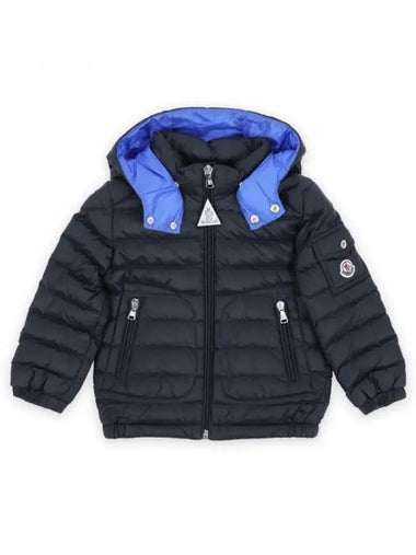 Kids LAUROS Hooded Down Jacket Navy 1A00031 595FE 778 270801 1064236 - MONCLER - BALAAN 1